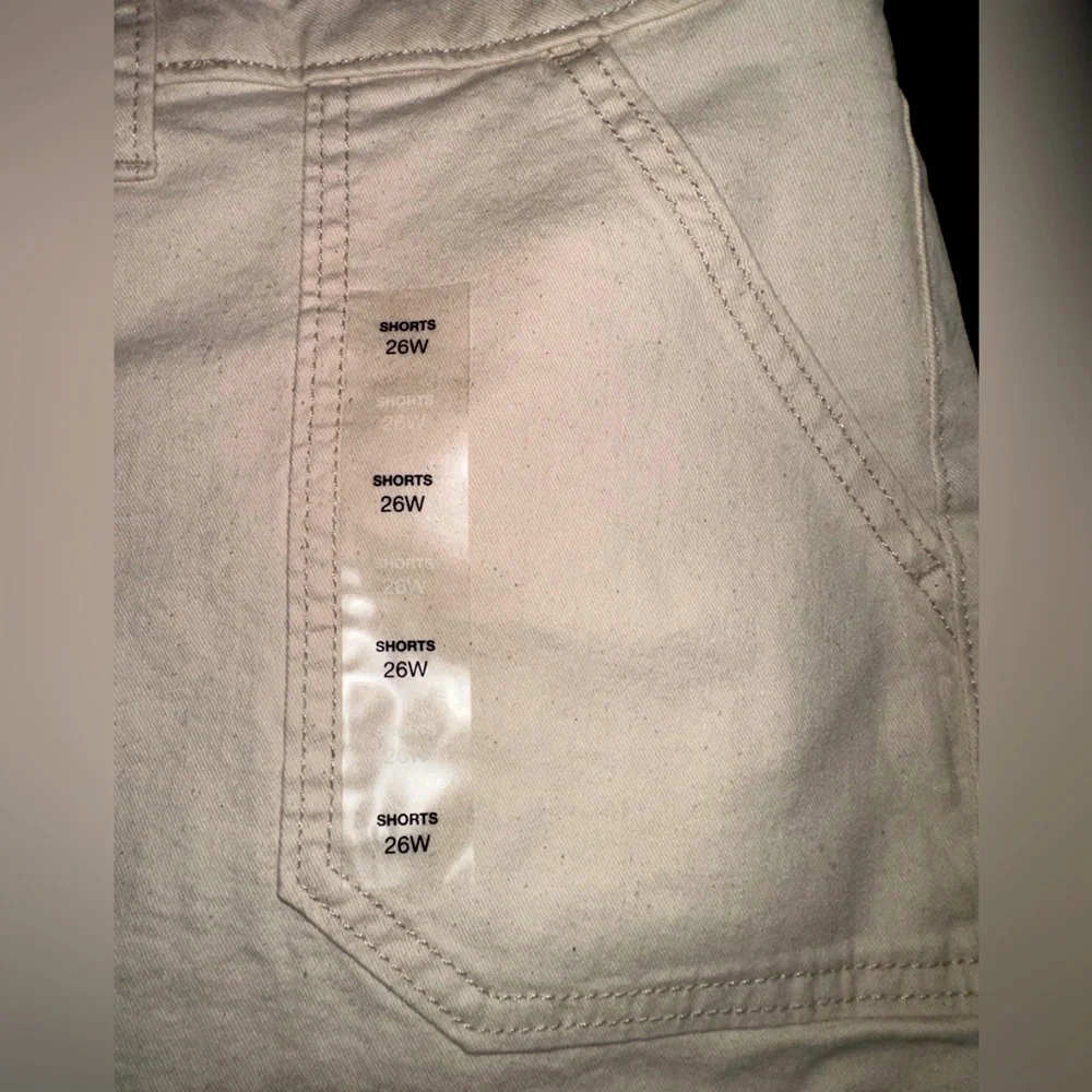 Cream Sonoma Good For Life Plus Size 26W Shorts Premium High-Waisted Denim…NWT - Picture 4 of 10